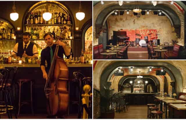 Basement jazz club