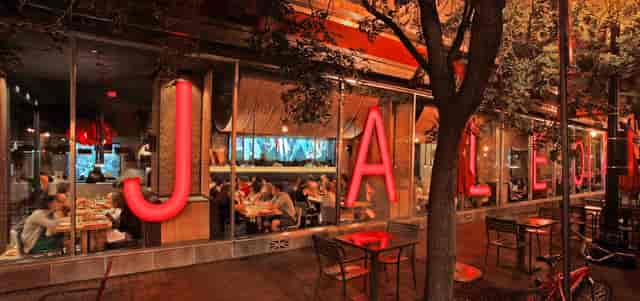 "Vibrant dining space at El Toro Alcove, ideal for social gatherings and corporate events."
