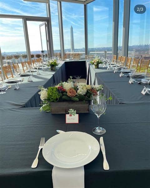 Seated Dinner - 32 guests
Reception - 70 guests