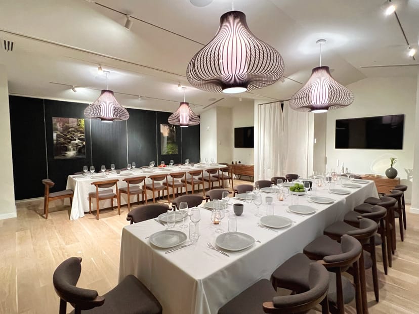 Elegant dining area at The Henri DC, perfect for intimate gatherings and corporate events.