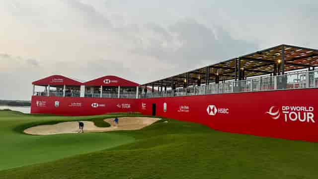 Events Lawn at Abu Dhabi Golf Club, upscale space for golf tournaments and corporate events.