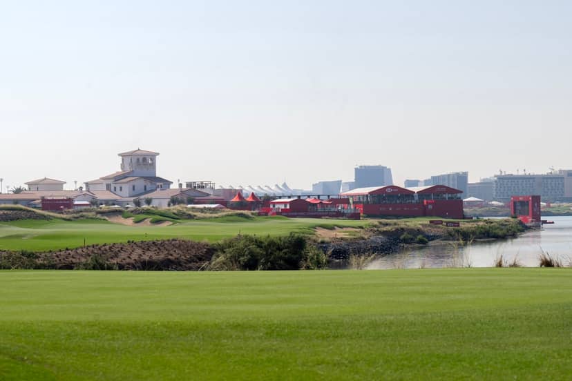 Events Lawn in Abu Dhabi Golf Club: lush venue for corporate events and tournaments.