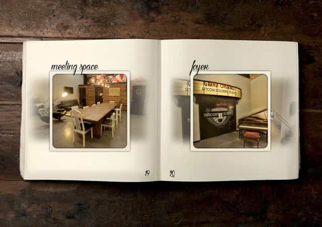 Sitcom Soldiers Studios: spacious meeting room ideal for events and networking.