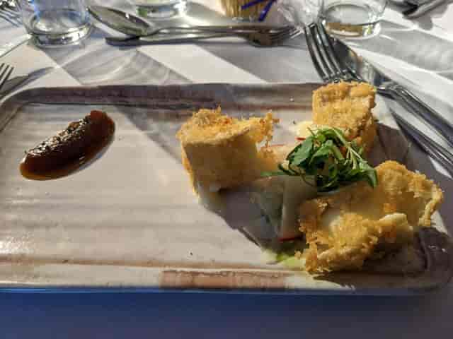 Elegant appetizer in Farestone Room, ideal for high-end events and catering.