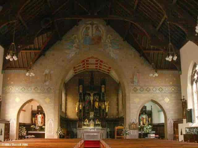 Main Hall at St John’s Parish Centre: elegant interior, vaulted ceiling, gatherings, ceremonies.