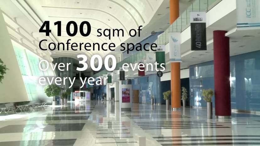 ICC Abu Dhabi conference venue with flexible space for exhibitions and meetings.
