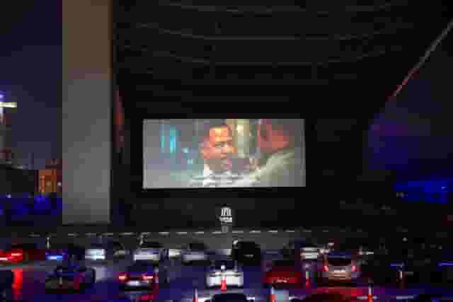 Drive-in movie theater