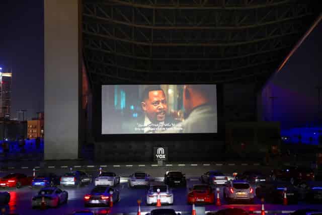 Drive-in movie theater