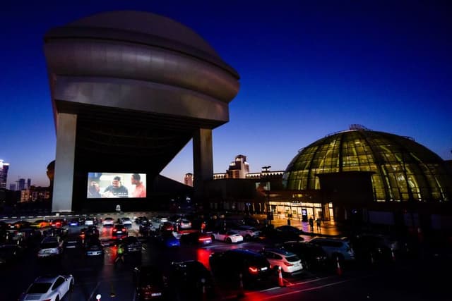 Drive-in movie theater