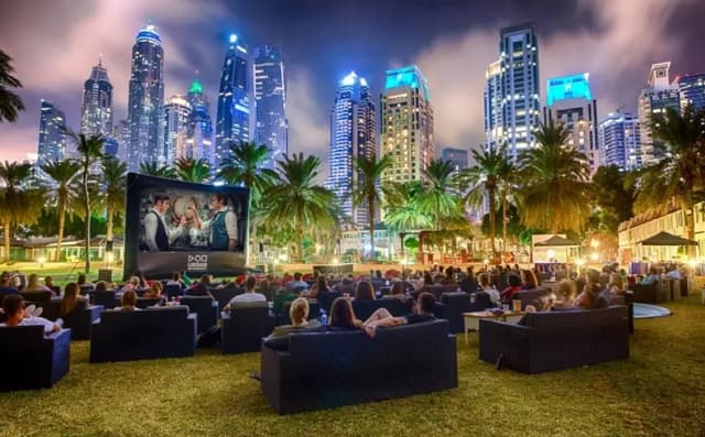 Drive-in movie theater