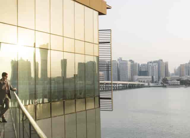 Terraces at Four Seasons Hotel Abu Dhabi, modern venue for meetings and events.
