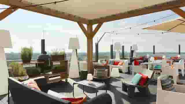 Rooftop terrace