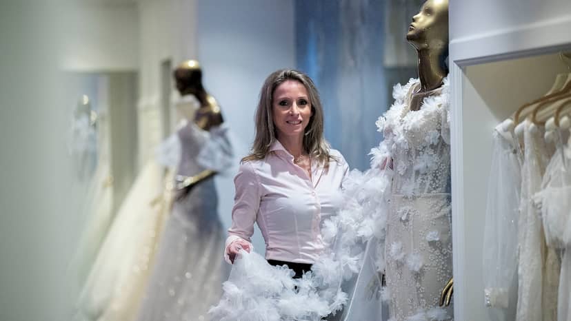 Bridal boutique in Koonings with elegant wedding gowns, perfect for trunk shows.
