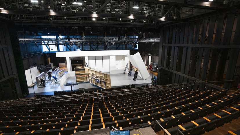 Rabozaal stage setup at Internationaal Theater Amsterdam for events and performances.
