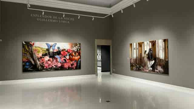 Moco Museum art gallery with minimalist decor, perfect for exhibitions or private viewings.