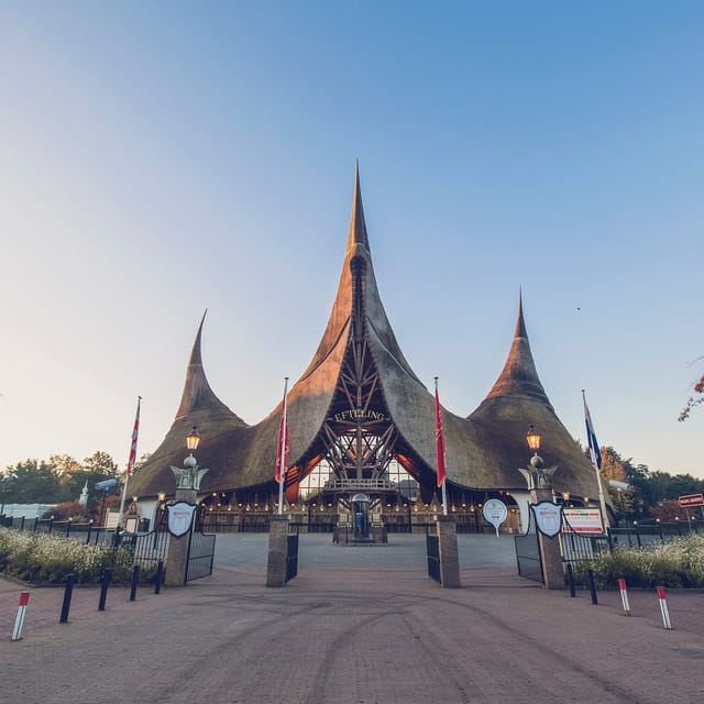 Carousel Theatre at Efteling Park, featuring unique spires for memorable events and gatherings.