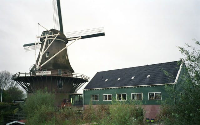Windmill at Molen van Sloten, perfect for outdoor events and team-building activities.