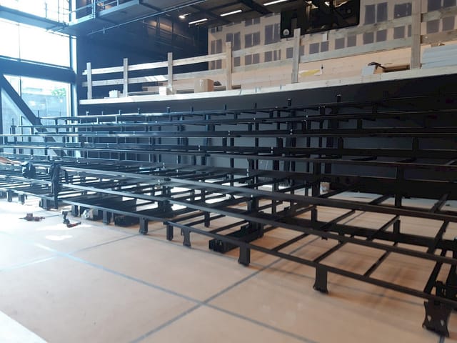 Small Auditorium setup in VU Griffioen, flexible seating for events and accessibility.