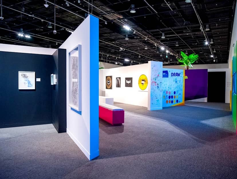 Spacious Gallery A at Manarat Al Saadiyat, ideal for art showcases and networking events.