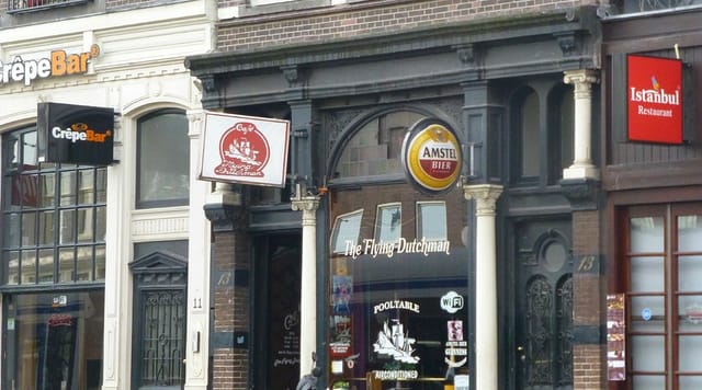 Cozy bar venue for social events and meetings at The Flying Dutchman.