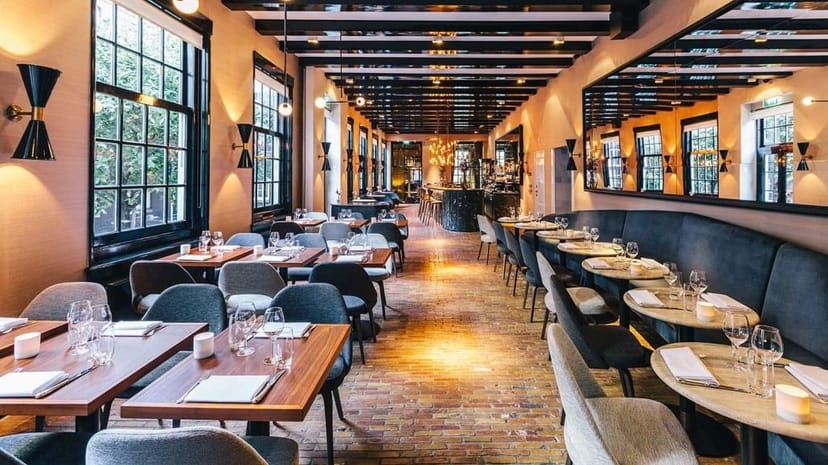 Stylish Restaurant in The Dylan Amsterdam, elegant decor for intimate gatherings and events