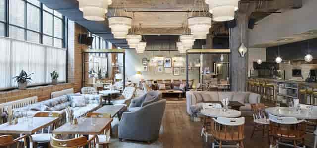 Spacious Allis Rooms at Soho House Amsterdam, ideal for networking and events.