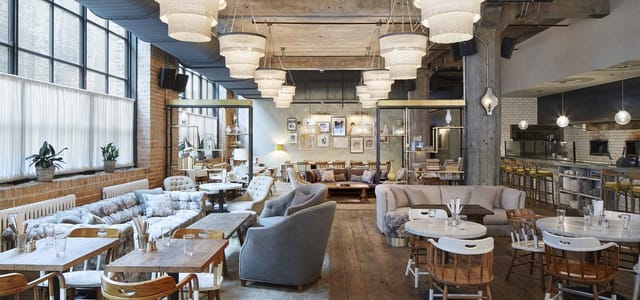 Spacious Allis Rooms at Soho House Amsterdam, ideal for networking and events.