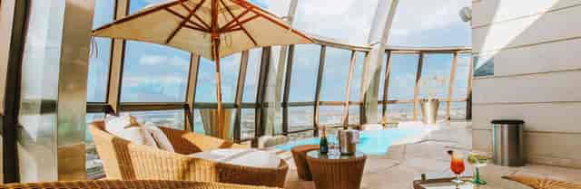 Michelangelo Rooftop Terrace with panoramic views for luxury corporate events and retreats