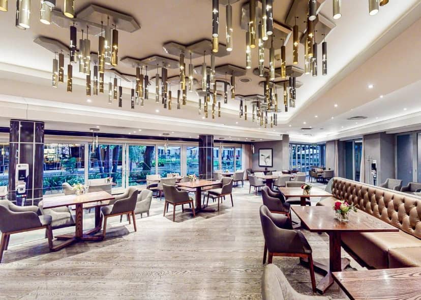 "Elegant function room at The Maslow Sandton for versatile meetings and events"