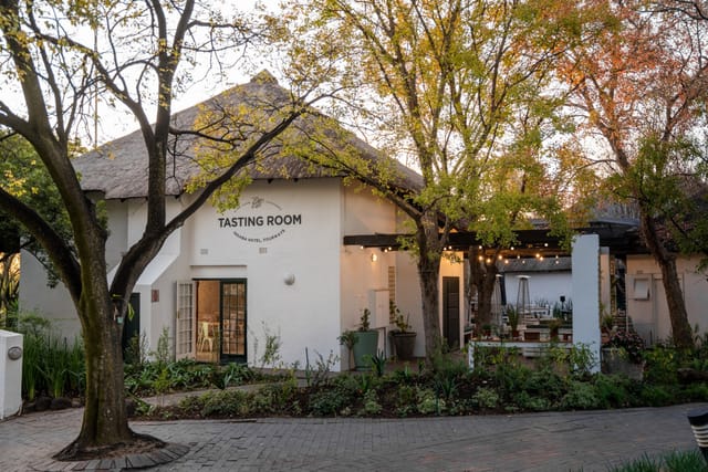Banquet Conference at Indaba Hotel, featuring charming tasting room for intimate events.