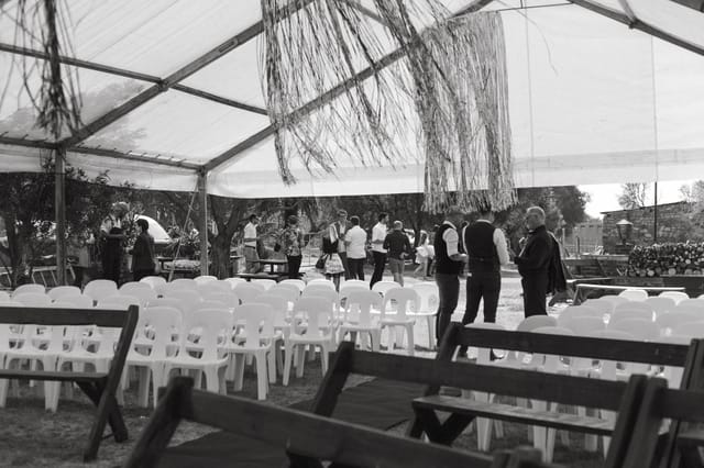 Elegant outdoor event space at Ye Olde Farm House, perfect for weddings and corporate events.