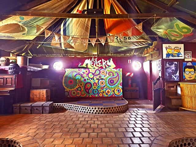 Chapel in Tweefontein Melkery: vibrant event space for creative gatherings and performances.