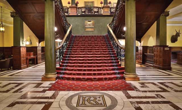 Elegant staircase in The Anglo Platinum Room, perfect for receptions and events.
