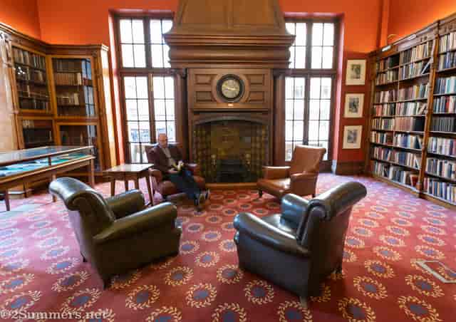 Cozy Rand Club library with elegant seating for intimate meetings and workshops.