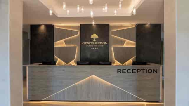 Executive Boardroom at Kievits Kroon, modern reception for corporate events and conferences.