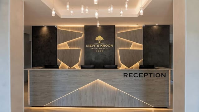 Executive Boardroom at Kievits Kroon, modern reception for corporate events and conferences.