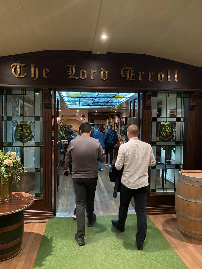 Elegant entrance of The Lady Idina Terraces for networking and social events.