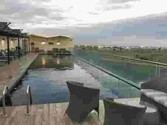 Rooftop infinity pool