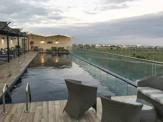 Rooftop infinity pool