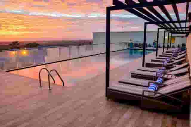 Rooftop infinity pool