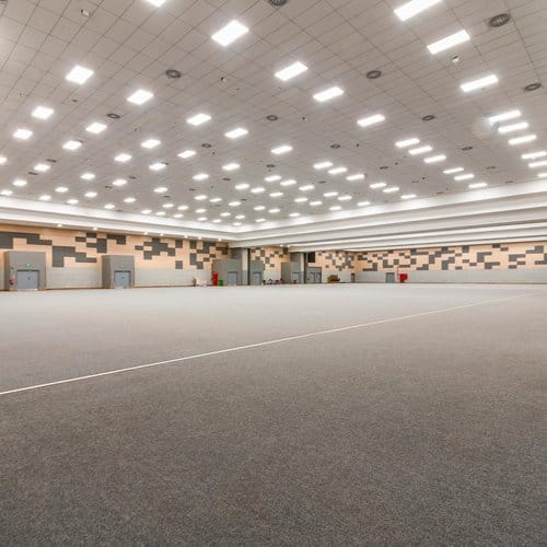 Main Hall at Sarit Expo Centre, spacious event venue for conferences and gatherings.