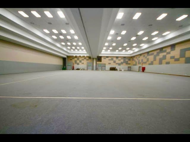 Spacious Main Hall at Sarit Expo Centre, ideal for conferences and exhibitions.