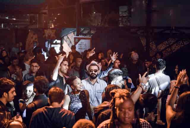 Vibrant crowd at The Alchemist Nairobi during an engaging social event.