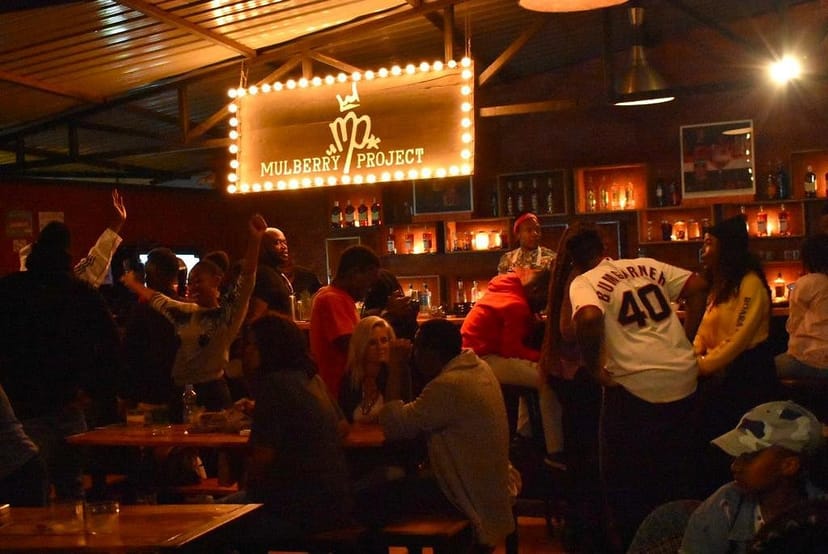 Food court at The Alchemist, Nairobi: vibrant venue for networking events and mixers.