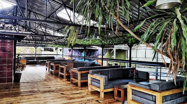 Inviting food court in The Alchemist, Nairobi, ideal for networking and casual events.