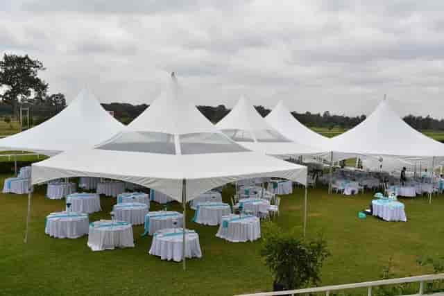 Hexagonal Alpine Tent - Expat Events