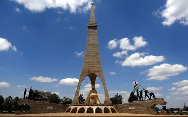 Tunnel of Martyrs at Uhuru Gardens, a stunning outdoor venue for cultural events.