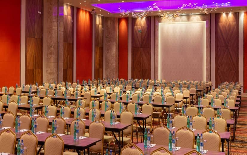 Banquet hall at Emara Ole Sereni Hotel, modern decor for successful conferences