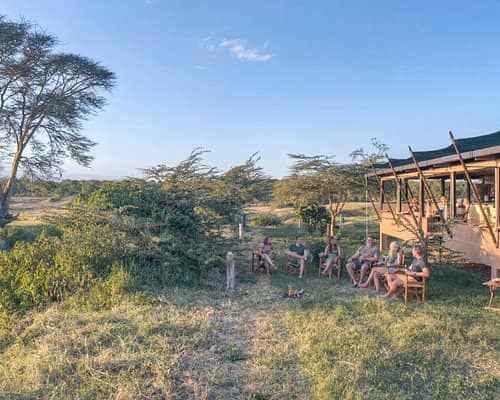 Tented camps at Ol Pejeta Conservancy for teamwork and networking retreats.