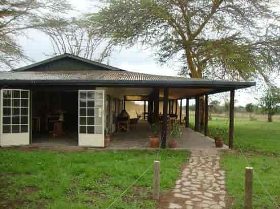 Morani's Restaurant venue with large windows for events in Ol Pejeta Conservancy.